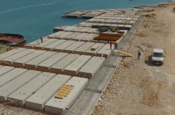 Povezana Hrvatska: Izgradnja pomorsko-putničkog terminala Vela Luka - travanj 2022. godine