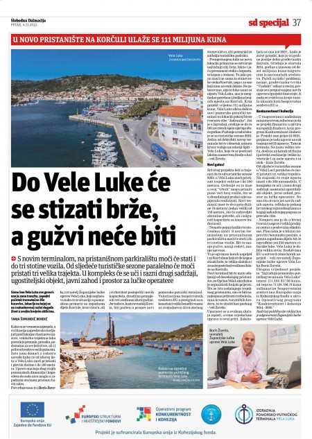 Do Vele Luke će se stizati brže, a gužvi neće biti