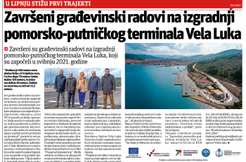 Završeni građevinski radovi, u lipnju stižu prvi trajekti