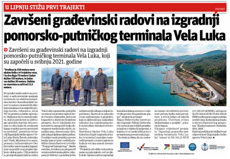 Završeni građevinski radovi, u lipnju stižu prvi trajekti