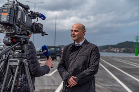Boris Žuvela: U prosincu očekujemo prve trajekte na novom terminalu u Veloj Luci